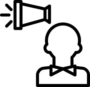 Adamım. Web simgesi basit illüstrasyon