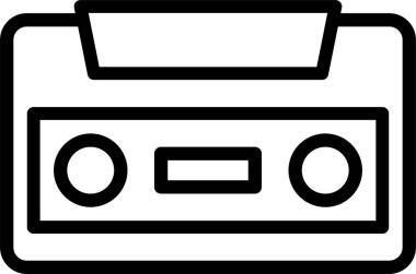 Müzik. Web simgesi basit illüstrasyon 