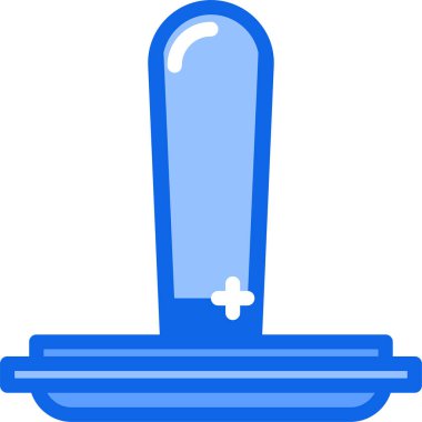 Bir plaj simgesinin vektör çizimi