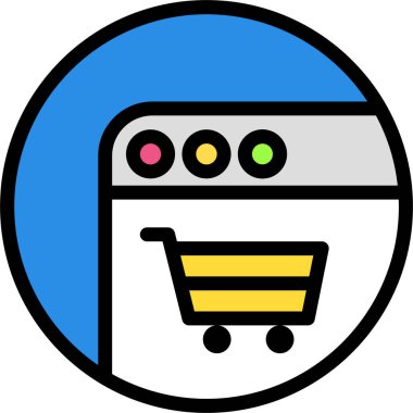 Alışveriş arabası. Basit tasarım