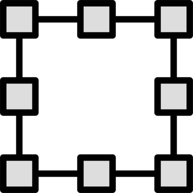 hiyerarşi. Web simgesi basit illüstrasyon