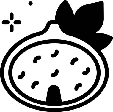 Yemek. Web simgesi basit illüstrasyon