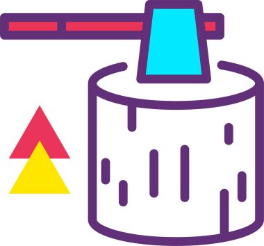 Kahve fincanı. Basit resimleme