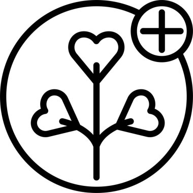 Kalp. Web simgesi basit illüstrasyon