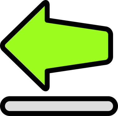 Mesaj var. Web simgesi basit illüstrasyon