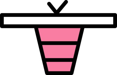 iç çamaşırı web simgesi basit illüstrasyon