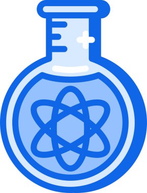 Bilim, kimya, eğitim, laboratuvar, araştırma, deney. Basit tasarım