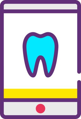 tıbbi düz vektör simgesi