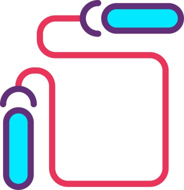 gökkuşağı vektör simgesi modern illüstrasyon