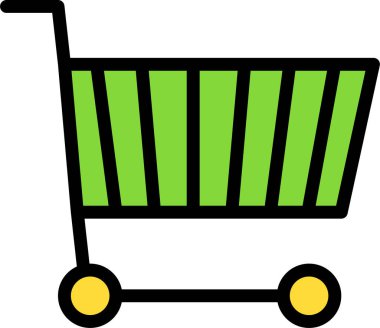 Alışveriş arabası. Basit tasarım