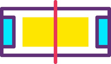 Bina. Web simgesi basit illüstrasyon