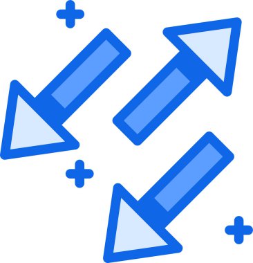 Oklar. Web simgesi basit illüstrasyon