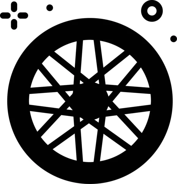 Rad Web Symbol Einfache Illustration — Stockvektor
