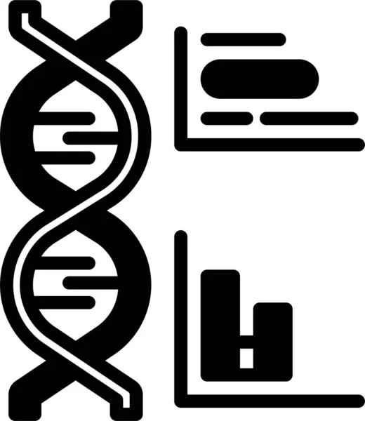 Іконка Біології Хімії Векторні Ілюстрації Ізольовані Білому Тлі — стоковий вектор