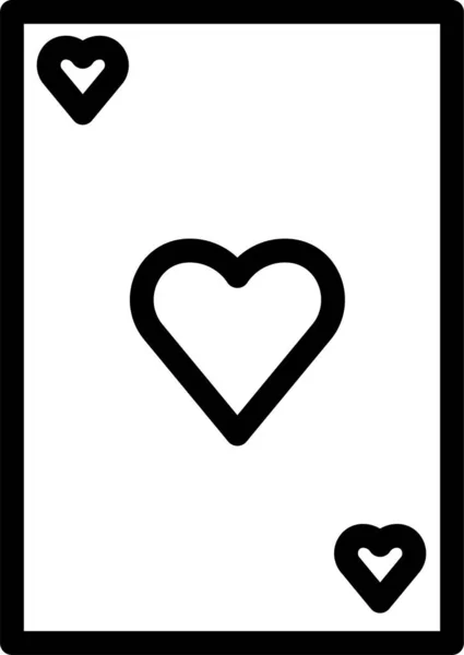 Веб Іконка Покеру Проста Векторна Ілюстрація Ізольована Білому Тлі — стоковий вектор