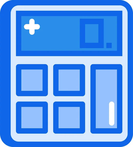 Calculadora Icono Web Ilustración Vector Simple — Archivo Imágenes Vectoriales