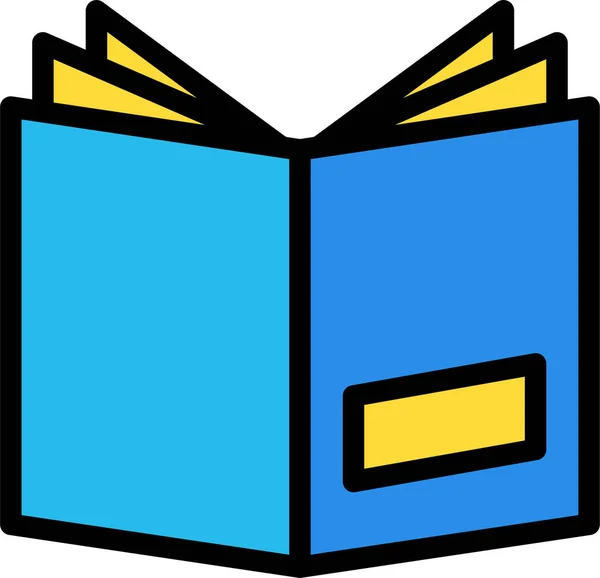 kitap web simgesi, basit illüstrasyon