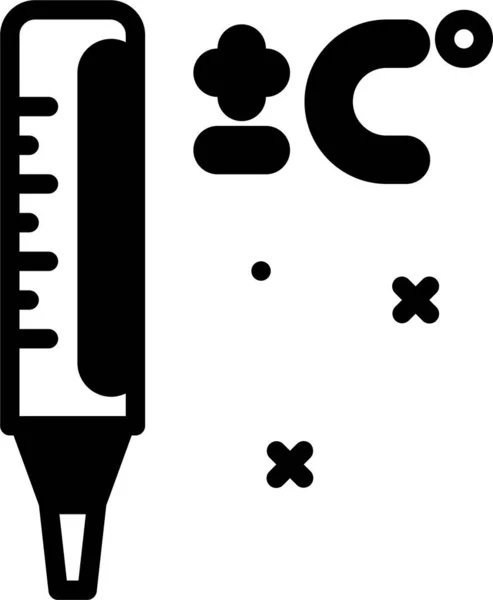Ikona Biologii Chemii Ilustracja Wektora Izolowana Białym Tle — Wektor stockowy