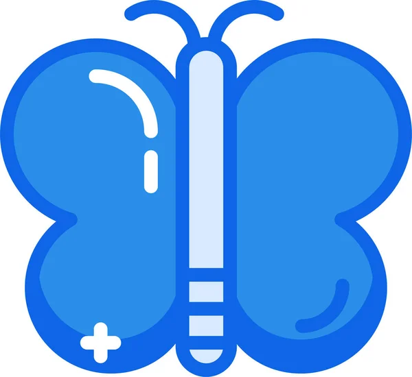 Mariposa Icono Web Ilustración Vector Simple — Archivo Imágenes Vectoriales