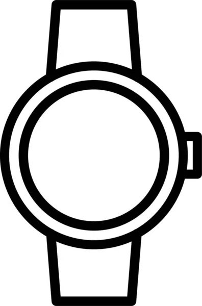 Іконка Годинника Векторна Ілюстрація Ізольована Білому Тлі — стоковий вектор