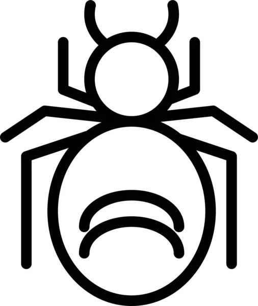 Insecto Icono Web Ilustración Simple — Archivo Imágenes Vectoriales