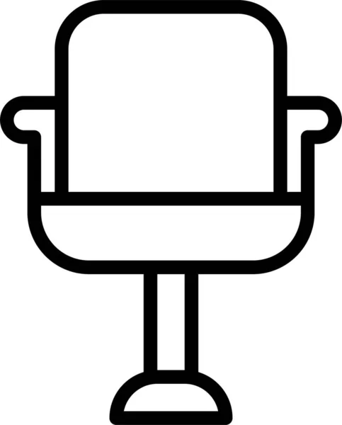 椅子だ Webアイコンシンプルなイラスト — ストックベクタ