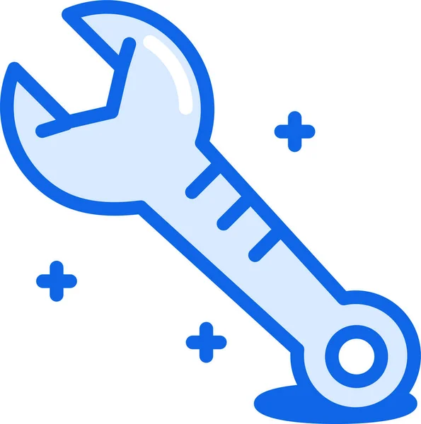 Ikona Opieki Medycznej Zdrowotnej Styl Jest Dwukolorowy Płaski Symbol Niebiesko — Wektor stockowy