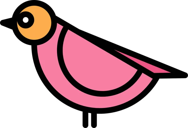Птица Иконка Сайта — стоковый вектор