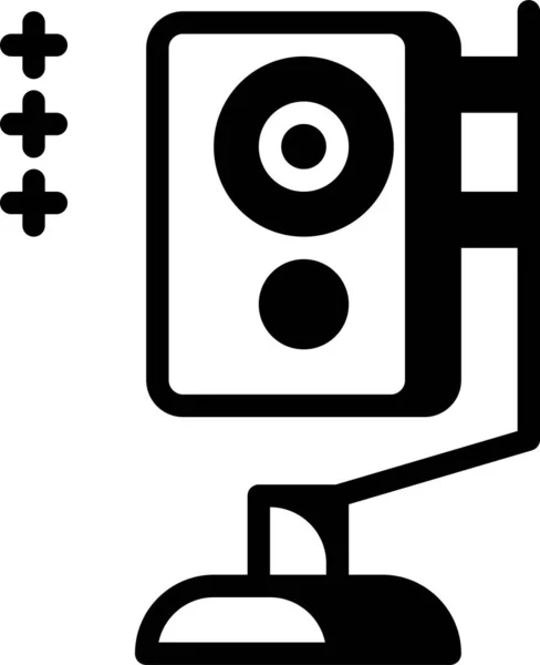 Kamera Web Symbol Einfache Vektor Illustration — Stockvektor