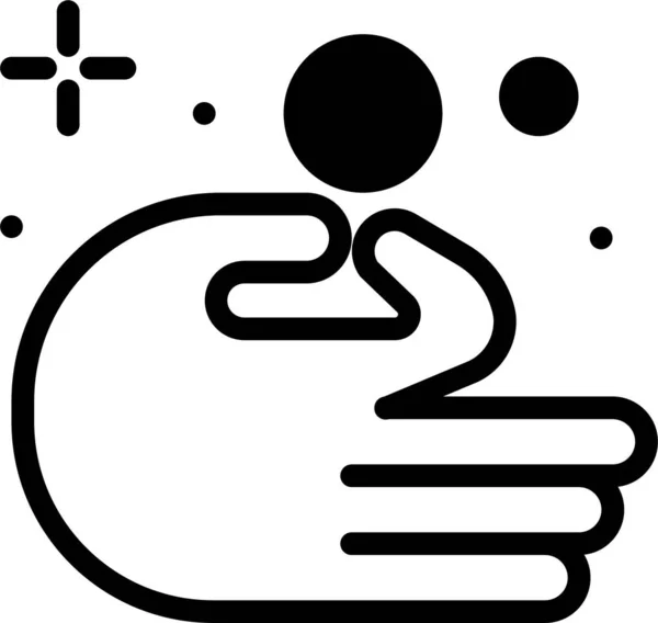 Meditation Web Symbol Vektorillustration — Stockvektor