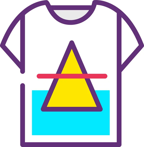 Shirt Web Symbol Einfache Vektorillustration — Stockvektor