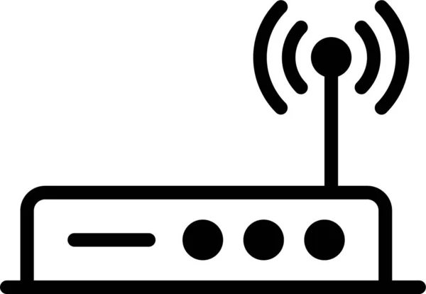 Router Web Symbol Einfache Illustration — Stockvektor