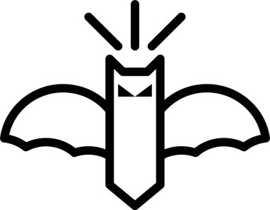 Roket. Web simgesi basit illüstrasyon