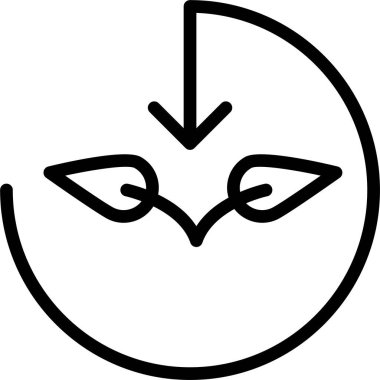  bitki simgesi, vektör illüstrasyonu 