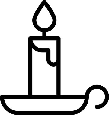 mum ağ simgesi, basit vektör illüstrasyonu