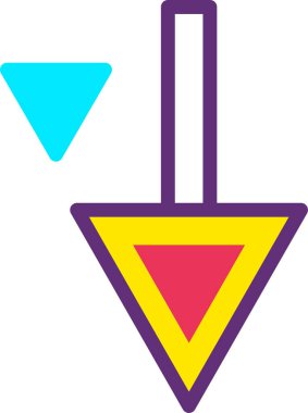 Lamba. Web simgesi basit illüstrasyon