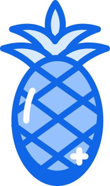 Mavi ve beyaz bir yıldızın çizimi