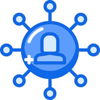 şebeke. Web simgesi basit illüstrasyon