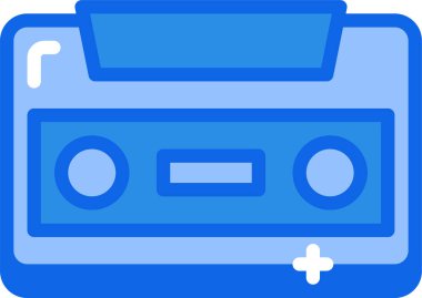 Müzik. Web simgesi basit illüstrasyon 