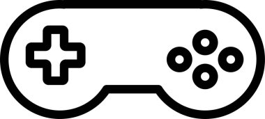 Oyun kolu. Web simgesi basit illüstrasyon