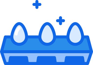 Tıbbi ve sağlık hizmeti vektör ikonu. biçim iki renkli düz sembol, mavi ve beyaz renkler, yuvarlak açılardır