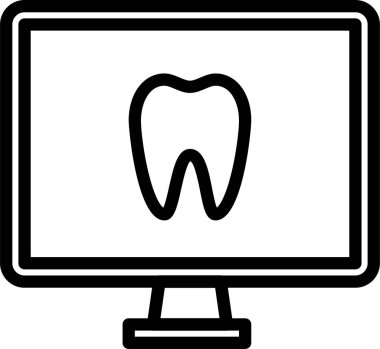 Diş bakımı. Basit resimleme