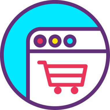 Alışveriş arabası. Basit tasarım