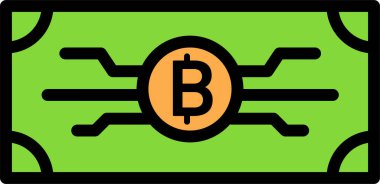 para ve finansal web simgesi, basit vektör illüstrasyonu   