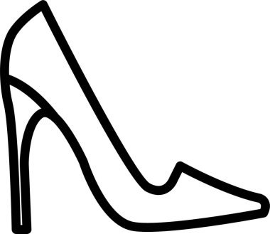 Ayakkabı. Web simgesi basit illüstrasyon