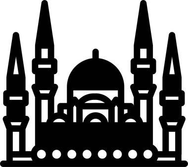 Bir caminin vektör illüstrasyonu