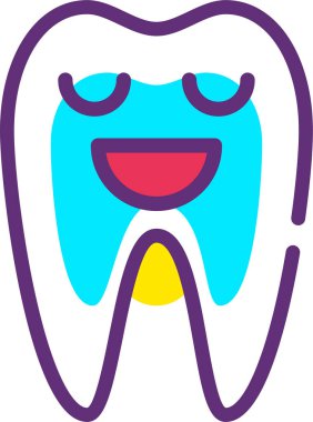 Diş bakımı. Basit resimleme