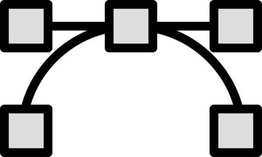 Modern b 'nin vektör illüstrasyonu eksik simgesi