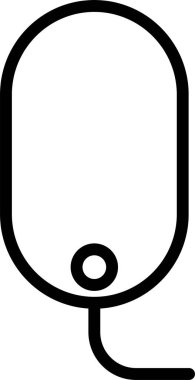 Bilgisayar faresi. Basit resimleme 