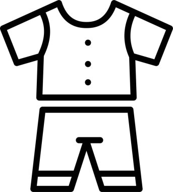 giysi web simgesi, basit vektör illüstrasyonu